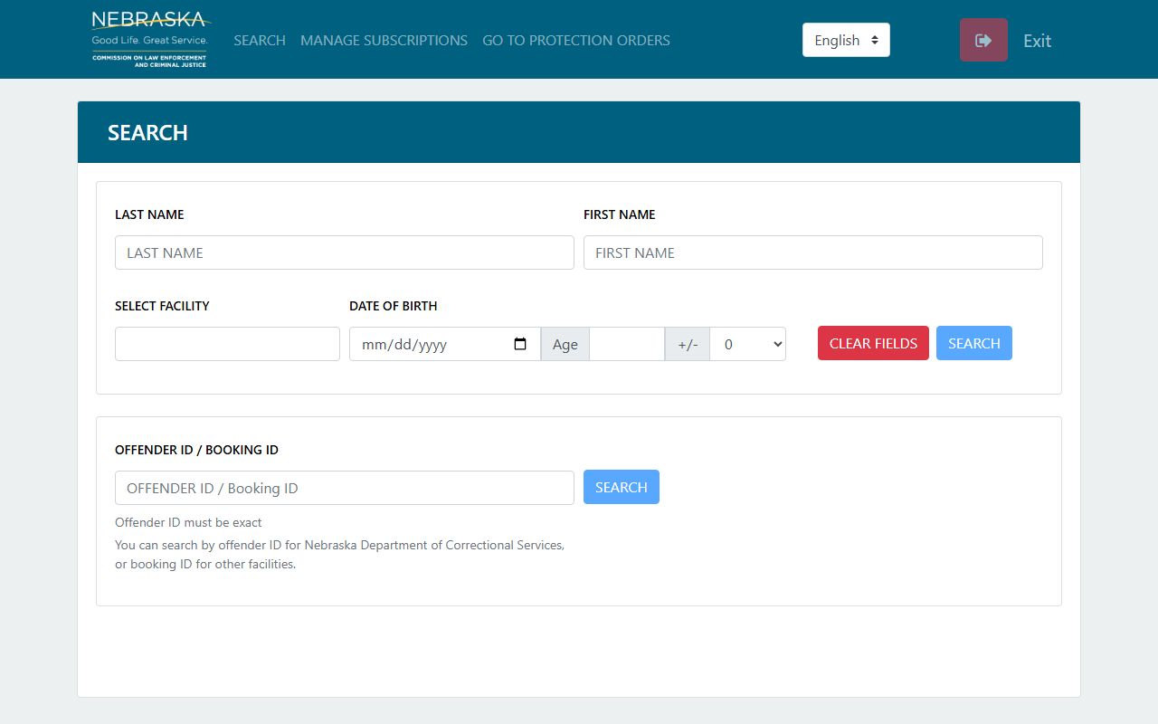 NEVCAP offender search for Polk County inmate records notifications